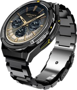 HiFuture Active Smartwatch - Zwart/Geel - 1.43" amoled scherm - GPS - Kompas - Hoogtemeters — thumbnail 2