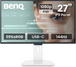 BenQ GW2790TC EyeCare monitor 27 inch - IPS 1080p beeldscherm - FHD - Eye-Care - 144Hz verversingssnelheid - 1 x USB-C - 1 x HDMI - 1 x Display Port - 5 ms - Ergo Design - In hoogte verstelbaar - Native contrast 1500:1 — thumbnail 1
