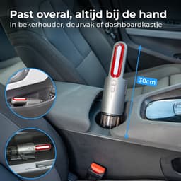 Nuvance Auto Stofzuiger - 6000Pa - Draadloos - Usb Oplaadbaar - Handstofzuiger - Autostofzuiger - Kruimelzuiger - Kleine Stofzuiger — thumbnail 8