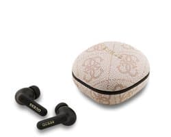 Guess Bluetooth Earbuds - TWS - ENC 4G - Classic Metal Logo - Roze