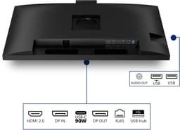 Philips 3000 series 32B2U3601H/00 computer monitor 80 cm (31.5") 2560 x 1440 Pixels Quad HD LCD Zwart — thumbnail 2