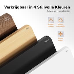 SENSE7 NOJO LIGHT - Zit Sta Bureau - 120 cm x 60 cm - Elektrisch bureau - Verstelbare bureau - Elektrische Hoogteverstelling - Hoogte 72-118 cm - Intelligent Bedieningspaneel - Donkerbruin — thumbnail 9