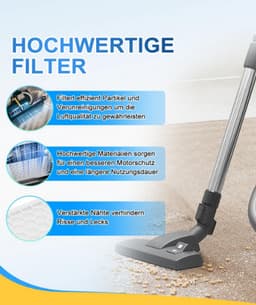 2 HEPA Airclean Plus 50 filters voor Miele Complete C3 Powerline, S8340 stofzuigerfilters - Air Clean SF-HA 50 voor Complete C2 C3 Compact C1 C2 - 2 stuks stofzuigerreserveonderdelen accessoires van — thumbnail 5
