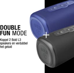 Fresh 'n Rebel Bold L3 - Waterdichte Bluetooth Speaker - Draadloos - 25 uur Speeltijd - Storm Grey — thumbnail 14