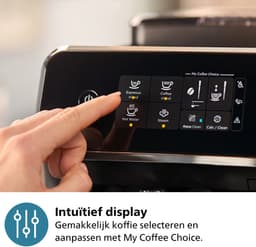 Philips 2200 Series - Espressomachine - 2 Soorten Koffie & Heet water - Melkopschuimer voor Cappuccino - Keramische molen - Volautomatisch - Zwart - Koffiemachine met bonen - EP2220/10 — thumbnail 7