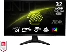 MSI MAG 32CQ6F - WQHD Curved Gaming Monitor - 180hz - 32 inch — thumbnail 1