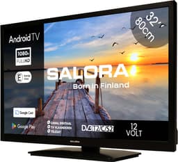 Salora MOBILE32TV - 32 Inch tv - Smart TV - 12 volt stekker — thumbnail 3