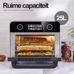 Airfryer Oven - 25L - 12 Programma's - 35 tot 230 Graden - Hetelucht friteuse - 2250W - COOK-IT — thumbnail 4