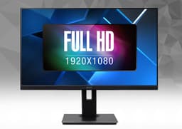 B247YCbmipruzx - 60cm (23.8'') ZeroFrame 16:9 4ms 250nits IPS LED VGA HDMI DP USB3.1 Type C(60W) MM Audio out USB3.1 (1Up 4Down) Hub Height adj. Pivot EURO EMEA TCO Black Acer EcoDisplay — thumbnail 1
