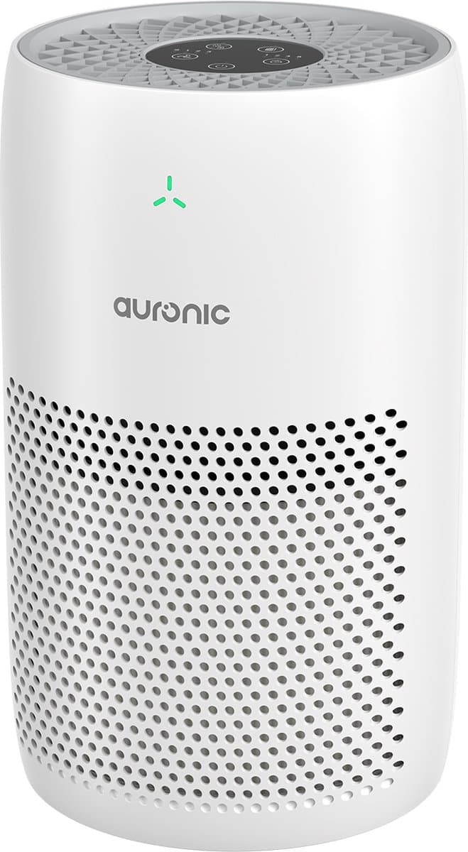 Auronic Luchtreiniger Compact met HEPA 13 Filter, Ionisator en Koolstoffilter - Ruimtes tot 30m² - CADR-waarde van 150m³/u - Air Purifier - Wit — afbeelding 1
