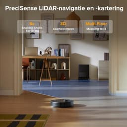 Roborock QV 35A robotstofzuiger - 8000Pa - met dweilfunctie - anti-verstrengeling - Dual Liftable Spinning Mops - Reactive Tech Obstacle Avoidance - Zelfreinigend - 2,7 L stofzak - 4 L watertank - Qrevo Plus/Qrevo upgrade — thumbnail 8