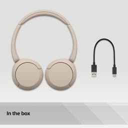 Sony WH-CH520 - Draadloze on-ear koptelefoon - Beige — thumbnail 2