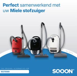 SQOON® Telescoop zuigbuis - Geschikt voor alle modellen van Miele o.a. Classic C1, Complete C2, Complete C3 series - Guard S1 - M1 - L1 Series — thumbnail 3
