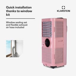 Klarstein mobiele airconditioner met luchtafvoerslang, 5-in-1 airconditioner, ventilator, luchtontvochtiger, luchtreiniger & nachtmodus, app-bediening, kleine & draagbare airconditioner voor thuis & op kantoor, 7000 BTU,9 kW voor 42 m² 48 dB — thumbnail 9