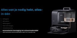 eufy Robotstofzuiger Omni E28, draagbare dieptereiniger, HydroJet dweilsysteem, 20.000 Pa zuigkracht, DuoSpiral borstels die ontklitten, CornerRover arm voor het schoonmaken van hoeken, alles-in-één-station, voor gezinnen met huisdieren en kinderen. — thumbnail 6