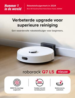 Roborock Q7 L5 Robotstofzuiger – 8000 Pa Hyperforce Zuigkracht – Dubbele Anti-Klit – Nauwkeurige LiDAR Navigatie –Slimme Verboden Zone –Multi-Level Mapping – Automatisch Opladen – APP–Wit –Q5 PRO Upgrade — thumbnail 9