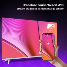 Horizon Smart TV 43 inch - LED Televisie - Diamant Serie Full HD - WiFi - Netflix - Frameless Slim Design - Wit — thumbnail 5