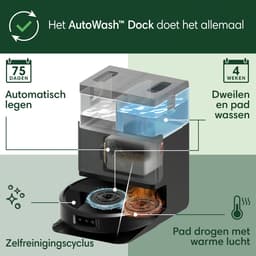 iRobot Roomba® Plus 505 Combo Robot + Autowash™ Dock - Robotstofzuiger met Dweilfunctie - Zwart - N1850 — thumbnail 20