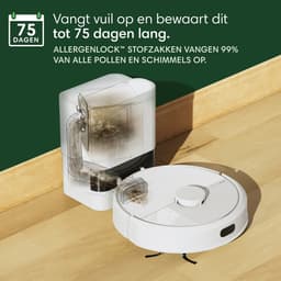 iRobot Roomba® 105 Combo + AutoEmpty Dock - Robotstofzuiger met Dweilfunctie - Wit (Y3512) — thumbnail 13