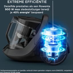 Rowenta Green Force Cyclonic Effitech RO7C36 - Stofzuiger - Zonder Zak - Energiezuinig - Krachtige Zuigkracht - Compact — thumbnail 9