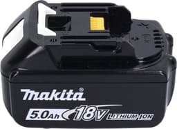 Makita DVC 750 LT1 accustofzuiger LXT 18 V 67 mbar 7,5 l borstelloos + 1x accu 5,0 Ah - zonder oplader — thumbnail 2