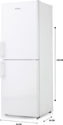 DOMO DO91304C - Koel-vriescombinatie - C - 138L - Wit — thumbnail 4
