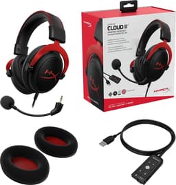 HyperX Cloud II - Bedrade Gaming Headset - Geschikt voor PC/PS5/PS4/Switch - Rood — thumbnail 23