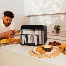 Cecotec Dubbele Airfryer XXL - 9 Liter - 8 Automatische Programma's - Krachtig 2800w Vermogen - Touchscreen - Sync Functie — thumbnail 4