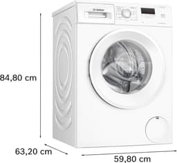 Bosch Serie 2 WGE03200EP wasmachine Voorlader 8 kg 1200 RPM Wit — thumbnail 7
