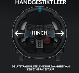 Logitech G29 - Gaming Stuurwiel - Driving Force - Racing + Pedalen - PS4, PS5 & PC — thumbnail 6