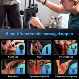 White-Label® Massage Gun Professioneel - Massage Apparaat - Theragun - Zwart — thumbnail 5