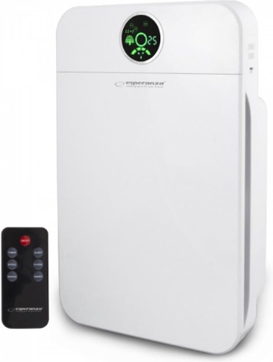 Esperanza EHP002 Luchtreiniger Met Ionisator - met HEPA-filter - Air Purifier - 35-50 m² - Wit — afbeelding 1