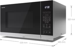 Sharp YC-PC322AE-S - Combimagnetron met grill en heteluchtoven - 1000W - 32 liter - Zilver — thumbnail 6