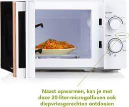 DOMO DO2720 Microgolfoven / Magnetron solo - 20L - 700W - houtlook — thumbnail 4