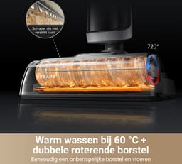 Dreame H14 Pro Draadloze Nat- en Droogzuiger – Automatisch zelfreinigend – Tot 60 min autonomie – LED-weergave & vuildetectie – Voor harde vloeren & huisdieren — thumbnail 12