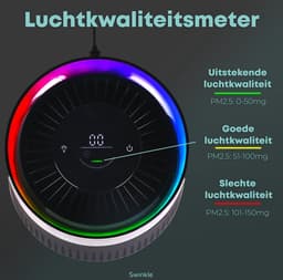 Swinkle Aurora Luchtreiniger - Air Purifier met LED Verlichting en HEPA Filter — thumbnail 7