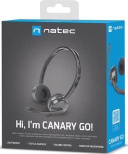 NATEC-NSL-1665-HEADSET -CANARY GO MICROFOON- ZWART — thumbnail 6