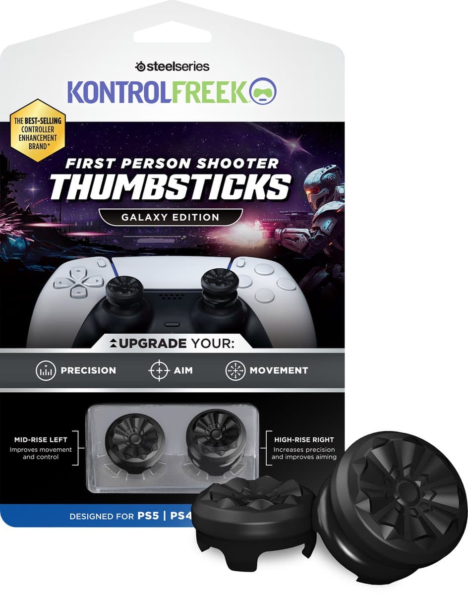 KontrolFreek FPS Galaxy Thumbsticks - Zwart - PS5/PS4 — afbeelding 1