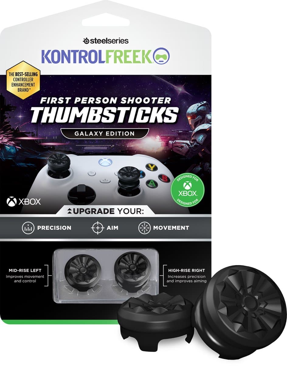 KontrolFreek FPS Galaxy Thumbsticks - Zwart (Xbox) — afbeelding 1