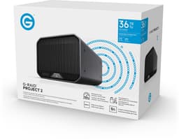 G-RAID® PROJECT 2 36TB, High-Capacity 2-Bay hardware RAID, Thunderbolt™ 3, USB-C, 7200RPM Ultrastar® Harde Schijf (HDD), tot 510MB/s schrijven. JBOD – Desktop RAID — thumbnail 8