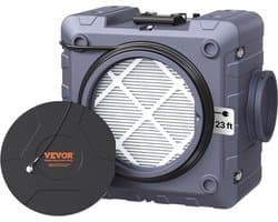 VEVOR Luchtreiniger met 3-Traps Stapelbare Negatieve Luchtmachine 550 CFM