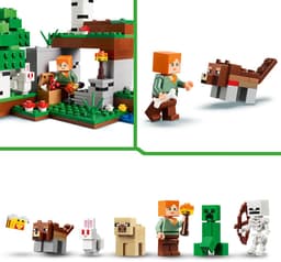 LEGO Minecraft Eerste Nacht-Avontuur Speelgoed voor Kinderen en Kinderkamer Decoratie 21593 — thumbnail 6
