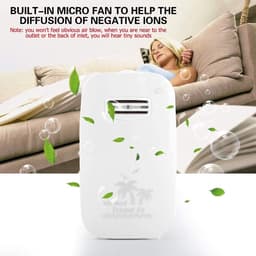 Dailygoody - Negatieve Ion Generator Luchtreiniger - Geur Eliminator - Draagbaar en Stil - Ideaal voor Thuis en Kantoor - Verbetert Luchtkwalitei — thumbnail 2
