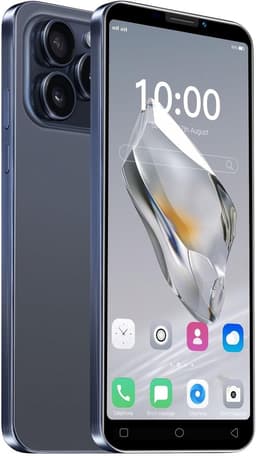 Mobiele Telefoon - Android Smartphone - Dagelijks Gebruik - Dubbele Camera - 5 Inch Display - Marineblauw — thumbnail 1