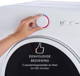 Aurixi® Mini Droger - Droger - Mini Wasmachine - Wit - 46cm x 50cm x 60cm — thumbnail 7