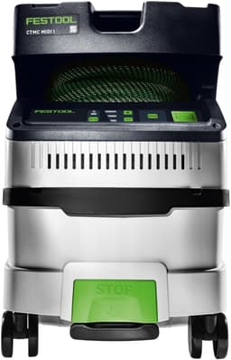 Festool CTMC MIDI I-Basic accu mobiele stofafzuiger 36 V ( 2x 18 V ) stofklasse M + 2x accu 5.0 Ah + dubbele lader + systainer — thumbnail 2