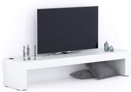 TV Meubel Evolution 180cm Breed in Essen Wit met Draadloze Oplader en USB Poorten — thumbnail 1