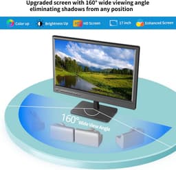 17 inch (43,2 cm) LED TV met 12V Aansluiting - HDMI, USB, VGA - Ideaal voor Caravan of Boot — thumbnail 7
