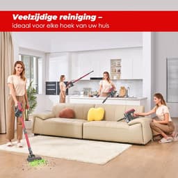 Steelstofzuiger Draadloos – 500W Krachtige Stofzuiger – 50.000Pa Zuigkracht – Verwijderbare Accu – LED Display – HEPA Filter – Handstofzuiger – Voor Vloeren, Tapijt & Huisdieren — thumbnail 7