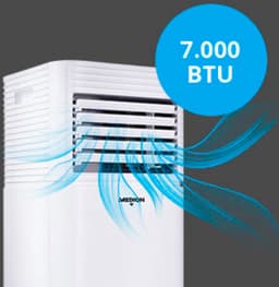 MEDION Smart Mobiele Airco P701 (7000 BTU, 3-in-1, Koelen, Ontvochtigen, Ventileren, tot 25m², incl. Raamafdichtingskit, voor Slaapkamer en Woonkamer, WiFi, App-Functie, Afstandsbediening, MD 37672) — thumbnail 19